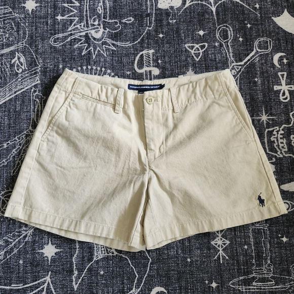 Ralph Lauren Sport Women's Cream Shorts - Picture 1 of 5